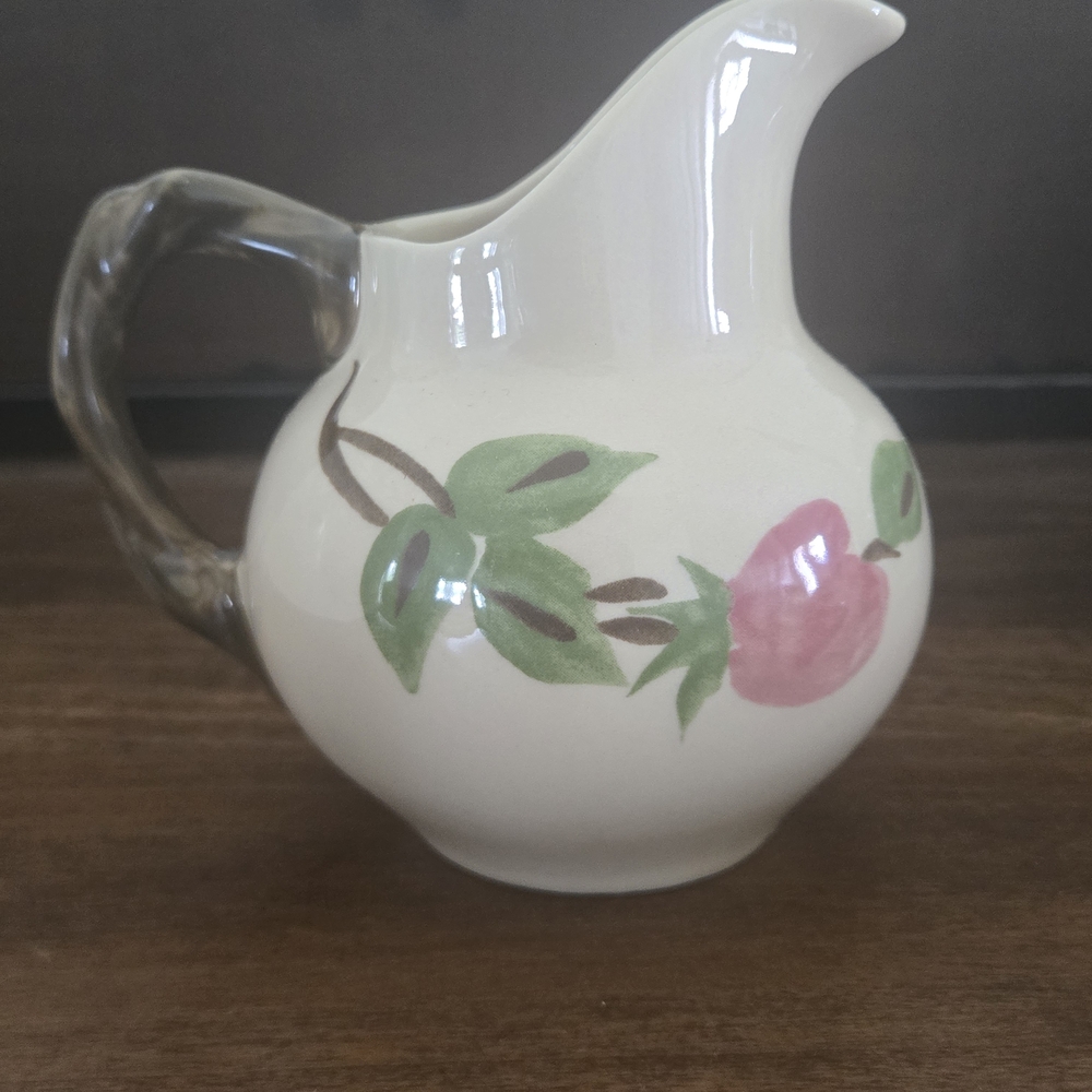 Floral Ceramic Tea Set with Pink and Green Accents - Picture 7 of 12